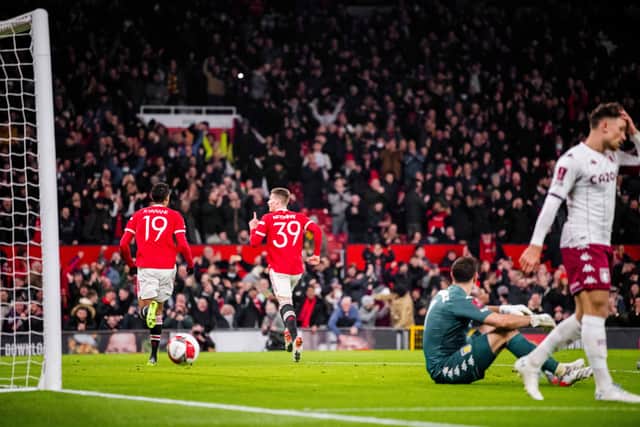 United won Monday’s FA Cup meeting 1-0, with Scott McTominay scoring the only goal of the game. Credit: Getty.
