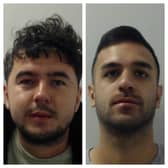 Jonathan Musgrove (L) and Neema Seifzadeh have been jailed for their role in a drugs ring Credit: GMP