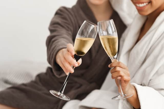 Add a glass of fizz to your Manchester spa day Credit: Shutterstock