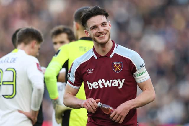 Declan Rice Credit: Getty 