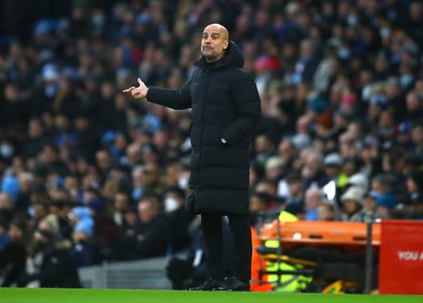 Manchester City manager Pep Guardiola. Credit: Getty.