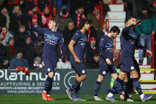 Manchester City beat Swindon Town 4-1 last week. Credit: Getty.