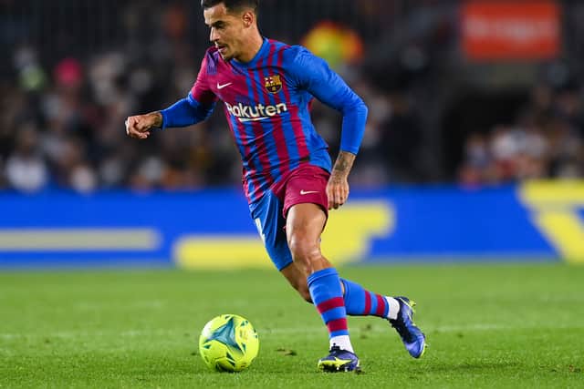 Coutinho could make his Villa debut on Saturday. Credit: Getty.