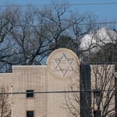 The Congregation Beth Israel synagogue is seen on January 16, 2022 in Colleyville, Texas.  (Photo by Brandon Bell/Getty Images)