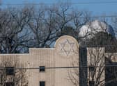 The Congregation Beth Israel synagogue is seen on January 16, 2022 in Colleyville, Texas.  (Photo by Brandon Bell/Getty Images)