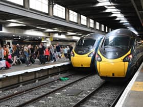 Avanti West Coast trains at London Euston. Credit: Shutterstock/Paul Briden