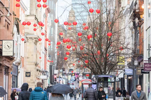 Lanterns for a previous Chinese New Year in Mancheste Credit: BID