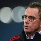Manchester United manager Ralf Rangnick Credit: Getty