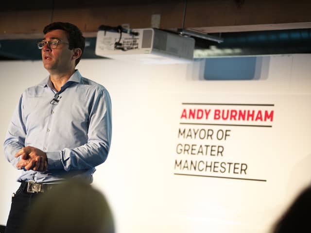 Mayor Andy Burnham Credit: GMCA