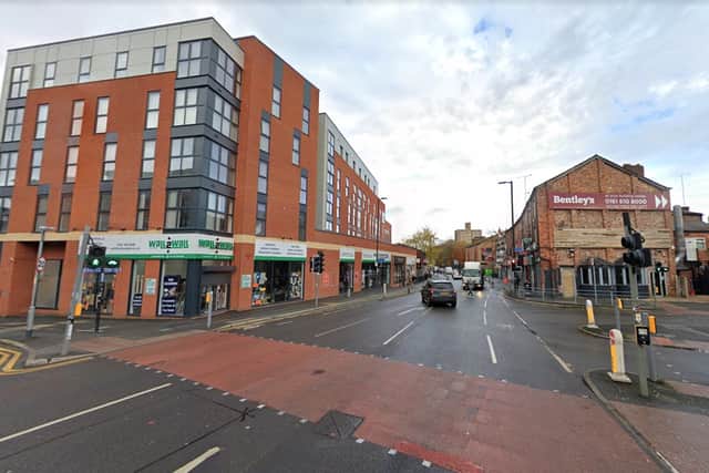 Wilmslow Road in Fallowfield, Manchester pictured in November 2020. Credit: Google.