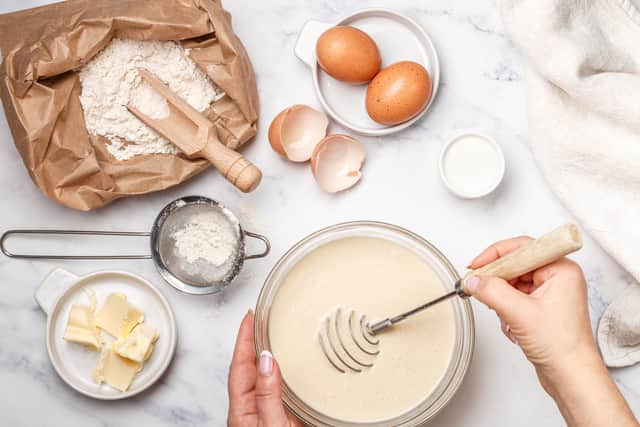 The ingredients which go into a pancake had to be used up before the religious fasting period of Lent (image: Shutterstock)