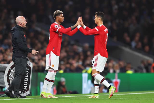 Rashford and Ronaldo could return to the team on Wednesday. Credit: Getty.
