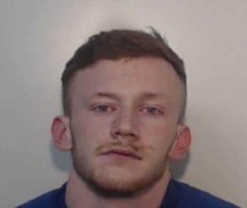Callum Halpin, 27, is wanted by Greater Manchester Police in connection with the murder of Luke Graham, 31, and the attempted murder of Anton Verigotta. Credit: NCA