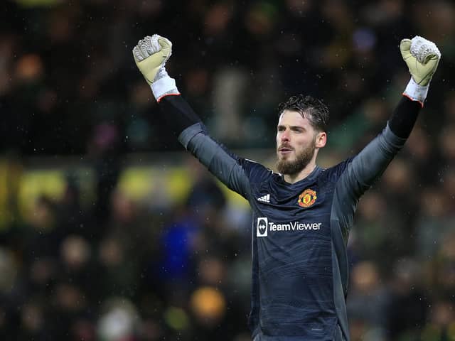 David De Gea has equalled United’s record number of clean sheets and moved to 13th in the all-time appearance rankings. Credit: Getty. 