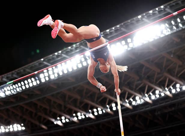 <p>Nikoleta Kyriakopoulou of Team Greece  at the 2020 Olympics Credit: Getty</p>