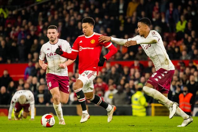 Lingard came on for the latter stages of the recent win over Aston Villa. Credit: Getty.