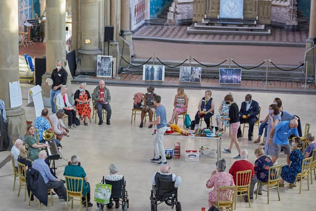 The Manchester Camerata’s Music Cafe at The Monastery in Gorton. Photo: Duncan Elliott