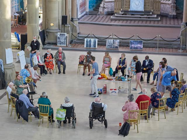 The Manchester Camerata’s Music Cafe at The Monastery in Gorton. Photo: Duncan Elliott