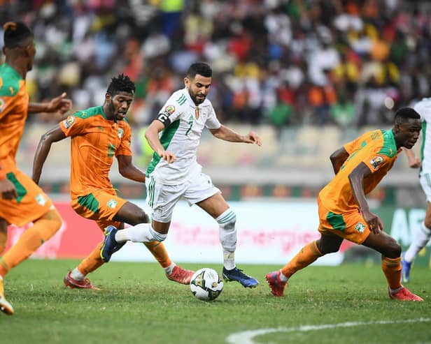 Riyad Mahrez’s Africa Cup of Nations 2021 is over. Credit: Getty.