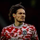 Edinson Cavani could make a return to the United matchday squad after international duty with Uruguay. Credit: Getty.