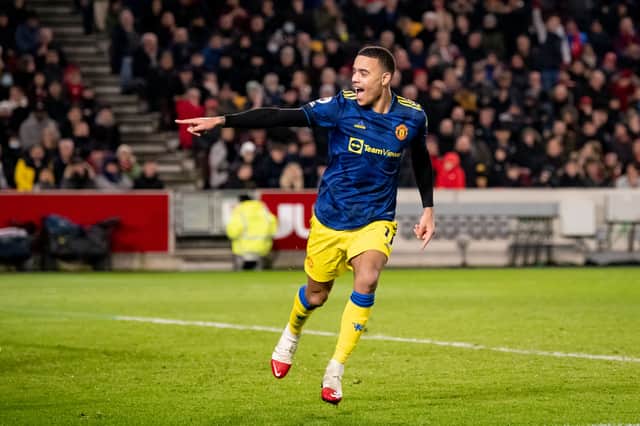 Could Mason Greenwood operate as a centre-forward next season? Credit: Getty.