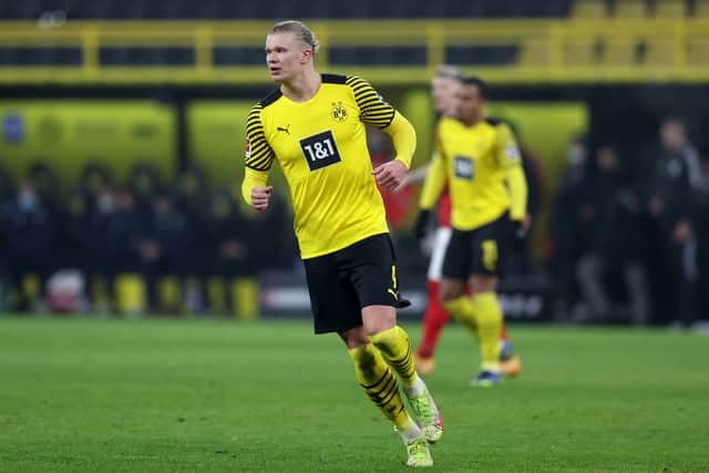 Erling Haaland could be off to Spain this summer. Credit: Getty.