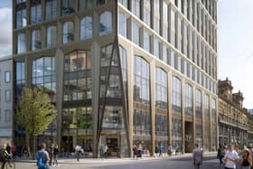 Plans for a 17-storey office block at Speakers House in Deansgate. Image courtesy of Kames Property Income Fund