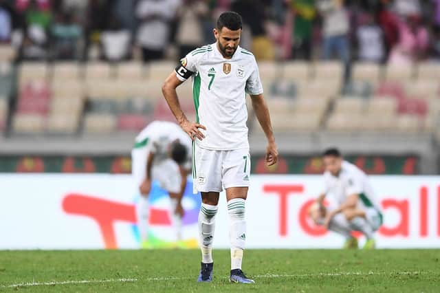 Mahrez missed a penalty in the defeat to Ivory Coast. Credit: Getty.