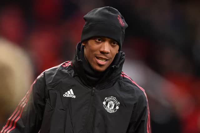 Anthony Martial returned to the Manchester United team on Saturday. Credit: Getty.