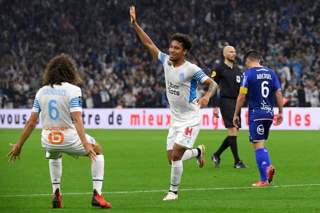 Boubacar Kamara. (Photo by NICOLAS TUCAT/AFP via Getty Images)