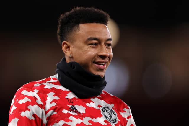 Lingard seems the most likely player to leave United in January. Credit: Getty.