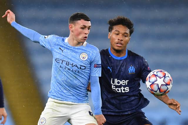 Kamara played against Manchester City in the Champions League last season. Credit: Getty.