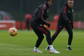 Anthony Martial with Ralf Rangnick Credit: Matthew Peters/Manchester United via Getty Images