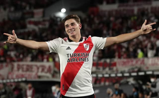 Alvarez scored 20 goals in all competitions for River Plate last season. Credit: Getty.