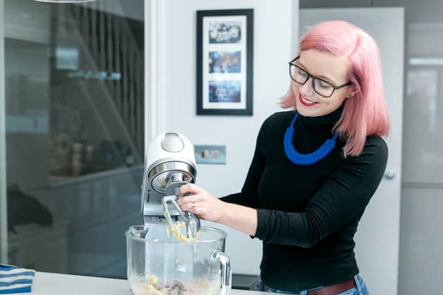 Stephanie Marshall who runs Treehouse Bakery, which produces vegan home baking kits. Photo: Georgie Glass