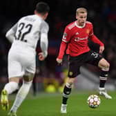 Van de Beek has struggled to earn minutes under Rangnick. Credit: Getty.