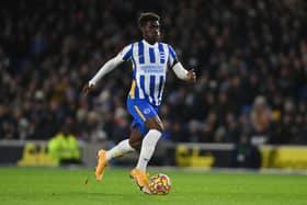 Brighton midfielder Yves Bissouma. Credit: Getty.