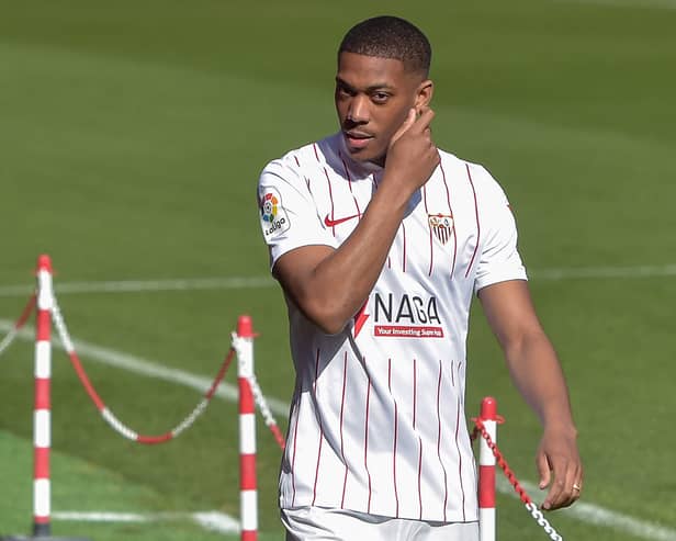 Anthony Martial joined Sevilla. Credit: Getty.