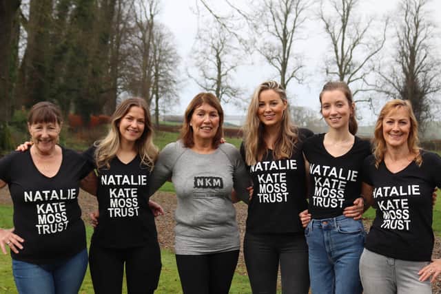 Natalie’s mum, aunts and cousins kickstart the 10th anniversary of the Natalie Kate Moss Trust by launching the 10-10-10 Challenge (l-r) Susan Miller, Isabella Botha, Anita Moss (Natalie’s mum), Olivia Moss, Jen Moss, and Niki Moss.