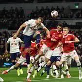 Tottenham could represent United’s biggest top-four rival. Credit: Getty.