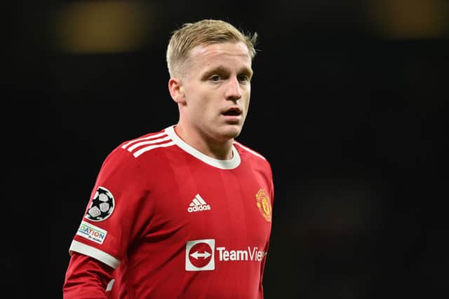 Donny van de Beek joined United from Ajax for £40m in August 2020. Credit: Getty. 
