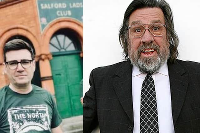 Greater Manchester Mayor Andy Burnham will interview Ricky Tomlinson on stage at Salford Lads Club