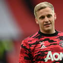 Donny van de Beek joined Everton on transfer deadline day. Credit: Getty.