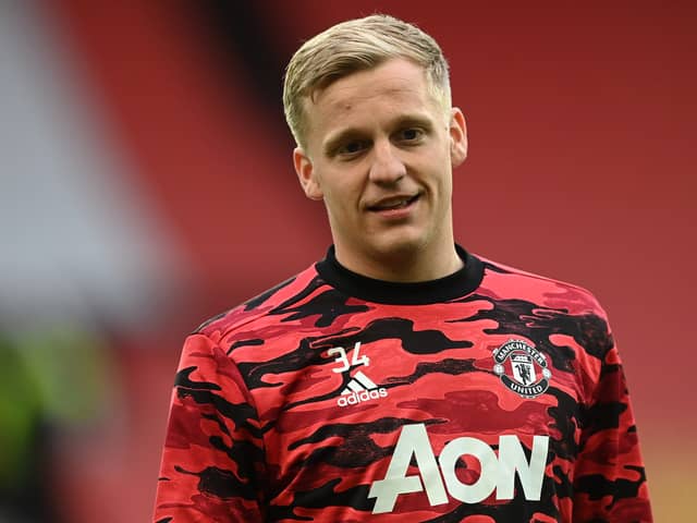Donny van de Beek joined Everton on transfer deadline day. Credit: Getty.