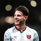 Declan Rice of West Ham United. 