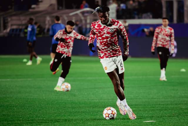 Paul Pogba was also pictured training. Credit: Getty.