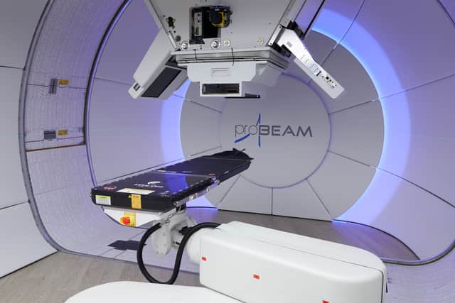 The proton beam therapy machine at The Christie