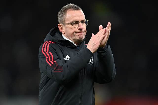 Ralf Rangnick is only in charge on an interim basis until the summer. Credit: Getty.