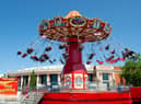 The Wave Swinger at the Trafford Centre’s outdoor fairground