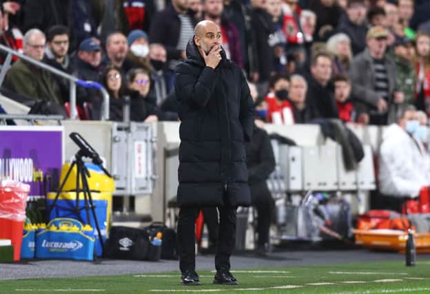 Pep Guardiola jokes about taking action against Kyle Walker, Riyad Mahrez and Jack Grealish after the trio went on a night out. Credit: Getty. 